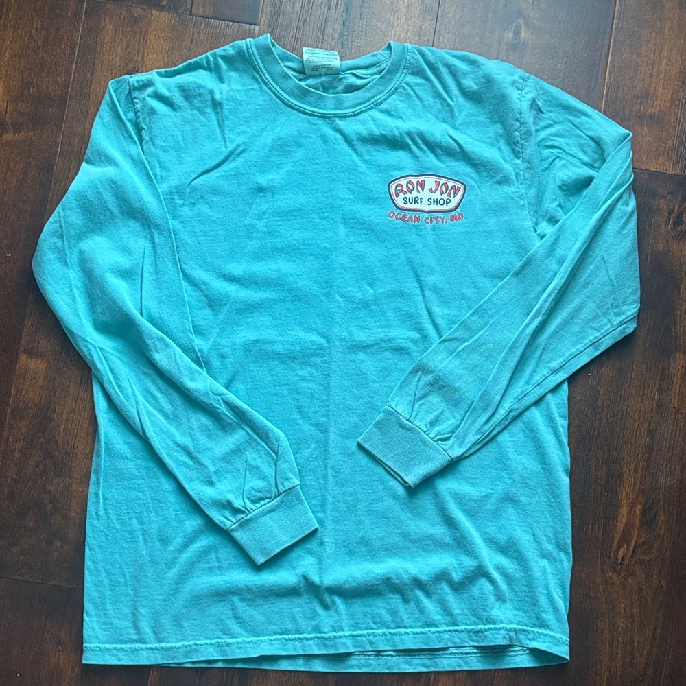 Ron Jon Surf Shop Teal Long Sleeve Shirt